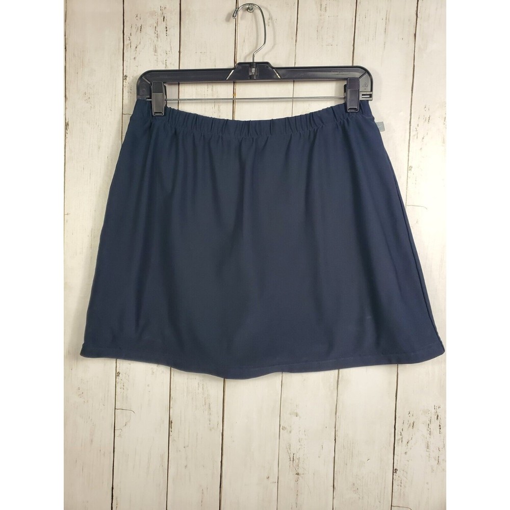 Nike Dri Fit Tennis Skort Skirt Womens Sz M Medium 8-10 Light Navy Blue 241438